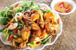 Ếch xào măng cay ngon không thể cưỡng lại được